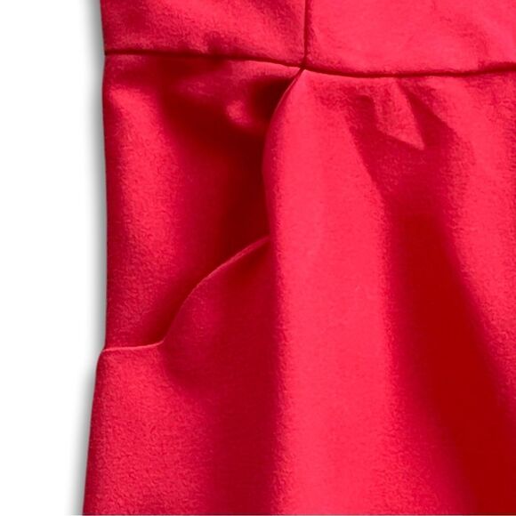 Market & Spruce Coral Scalloped Dress • Size Small - Picture 4 of 13